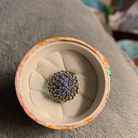 Sterling silver Genuine AA tanzanite ring 925 - Picture 2 of 9